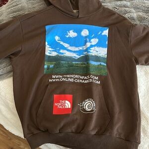 The North Face sweatshirt